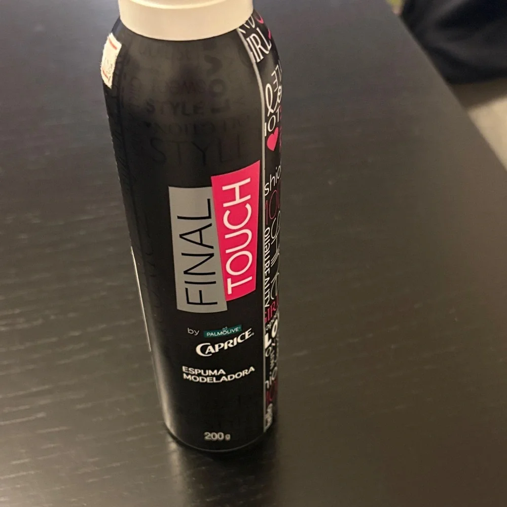 Black and Pink Touch Hair Spray